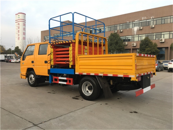(国六)江铃10米剪叉式升降平台高空作业车
